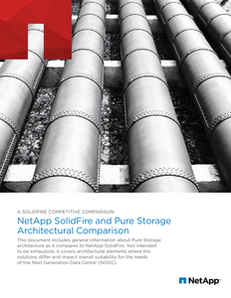 NetApp SolidFire and Pure Storage Architectural Comparison