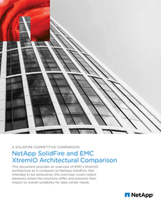 NetApp SolidFire and EMC XtremIO Architectural Comparison