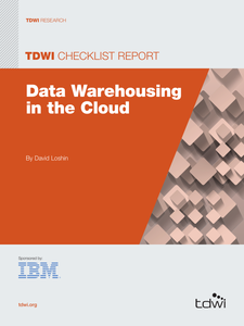 TDWI Checklist Report: Data Warehousing in the Cloud