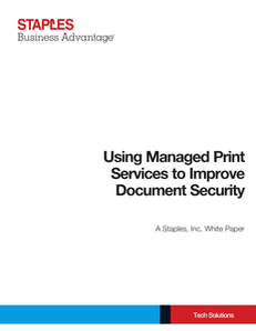 Using Managed Print Services to Improve Document Security