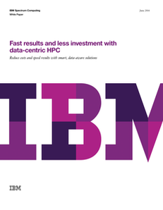 Faster Results and Less Investment with Data-centric HPC