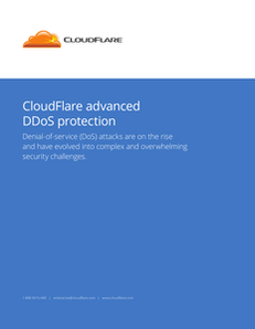CloudFlare advanced DDoS protection