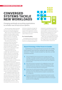 Converged Systems Tackle New Workloads