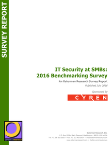 IT Security at SMBs: 2016 Benchmarking Survey