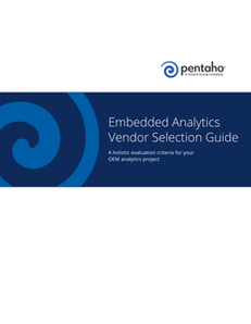 Embedded Analytics Vendor Selection Guide