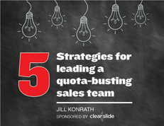 5 Strategies for Leading a Quota-Busting Sales Team