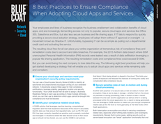 8 Best Practices to Ensure Compliance When Adopting Cloud Apps and Services