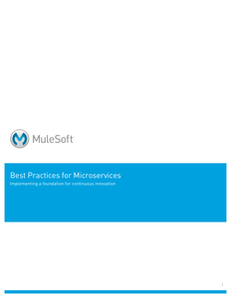 Best Practices for Microservices Implementing a Foundation for Continuous Innovation
