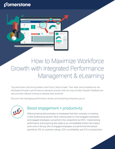 How to Maximize Workforce Growth with Integrated Performance Management and eLearning