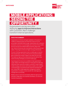 Mobile Apps: Seizing the Opportunity