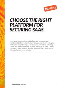 Choose the Right Platform for Securing SaaS