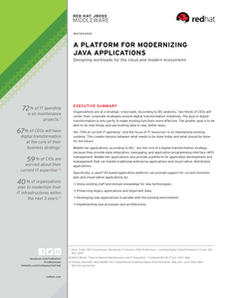 A Platform For Modernizing Java Applications