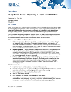 Integration Is a Core Competency of Digital Transformation