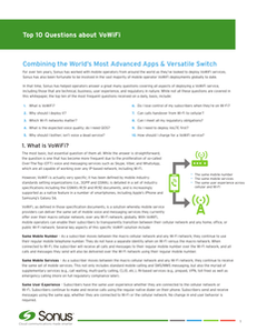 Top 10 Questions about VoWiFi