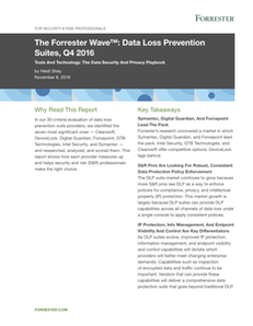 The Forrester Wave: Data Loss Prevention Suites, Q4 2016