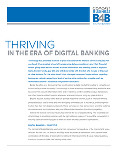 Thriving in the Era of Digital Banking