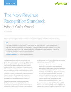 4 essentials for implementing revenue recognition