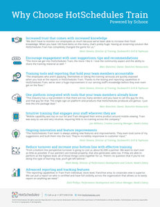 Why Choose HotSchedules Train