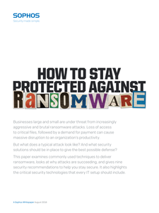 How to Stay Protected Against Ransomware