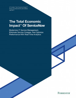 Forrester Study: The Total Economic Impact of ServiceNow