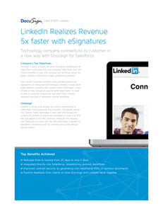 DocuSign and Sales Case Study (LinkedIn)
