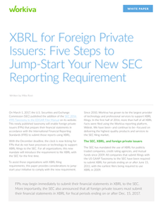 The clock is ticking for XBRL for Foreign Private Issuers: Start your adoption with these five steps