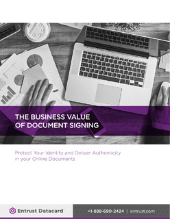 The Business Value of Document Signing