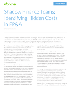 Identify hidden costs in FP&A