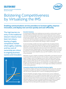 Bolstering Competitiveness by Virtualizing the IMS