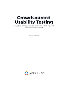 Crowdsourced Usability Testing