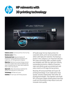 HP Reinvents for HP Case Study