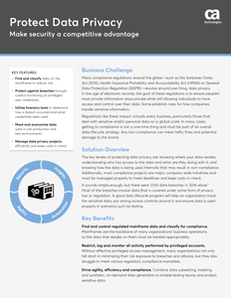 Protect Data Privacy: Make Security A Competitive Advantage