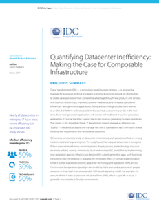 Quantifying Data Center Inefficiency: Making the Case for Composable Infrastructure