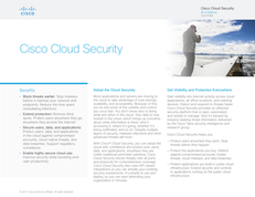 Cisco cloud security