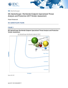 IDC MarketScape:Worldwide Endpoint Specialized Threat Analysis and Protection 2017 Vendor Assessment