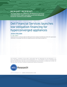 Dell Financial Services Launches Low-Obligation Financing for Hyperconverged Applicances