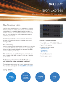 #1 scale-out NAS platform