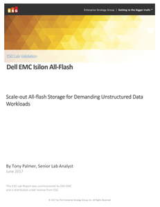 Scale-out All-flash Storage for Demanding Unstructured Data Workloads
