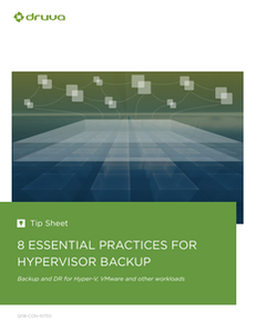 8 Essential Practices for Hypervisor Backup