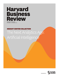 Leading in the Next Analytics Age: HBR Insights The Next Analytics Age: Artificial Intelligence