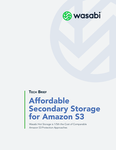 Wasabi Helps You Protect Your Amazon S3 Data with Secondary Storage for 1/5th the Price