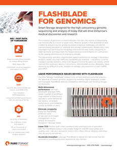 Flashblade For Genomics