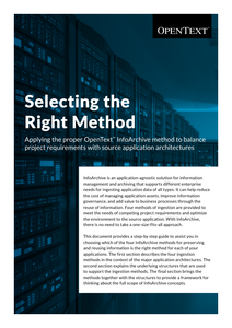 How to Select the Right Archive Solution