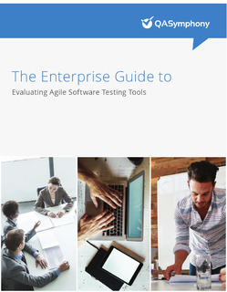 The Enterprise Guide to Evaluating Agile Software Testing Tools