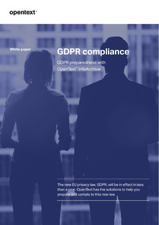 GDPR Compliance: Prepare by Consolidating your Data