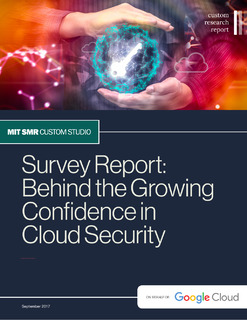 Survey Report: Behind the Growing Confidence in Cloud Security