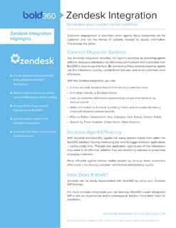 Zendesk Integration: Streamline your contact center workflow