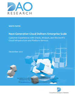 Next Generation Cloud Delivers Enterprise Scale