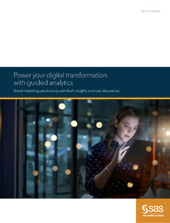 Power your digital transformation with guided analytics