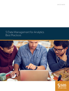 5 Data management for analytics best practices
